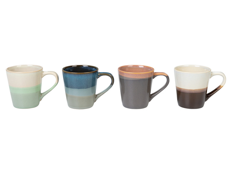 Gehe zu Vollbildansicht: LIVARNO home Kaffeetassen Set / Kaffeekanne, aus glasiertem Steingut - Bild 3