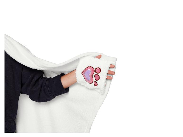 Gehe zu Vollbildansicht: Kinder Kuscheldecke zum Anziehen, mit flauschiger Rückseite - Bild 9