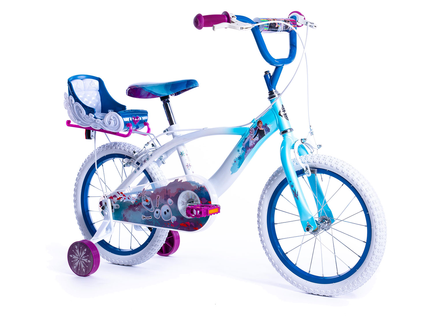 Huffy Kinderfahrrad 16 Zoll (Frozen, blau)