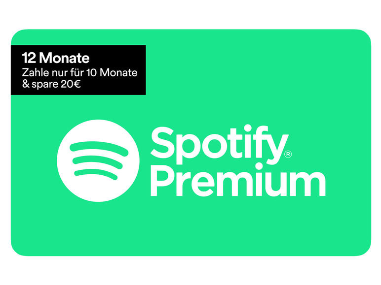 Spotify Monate Premium 12