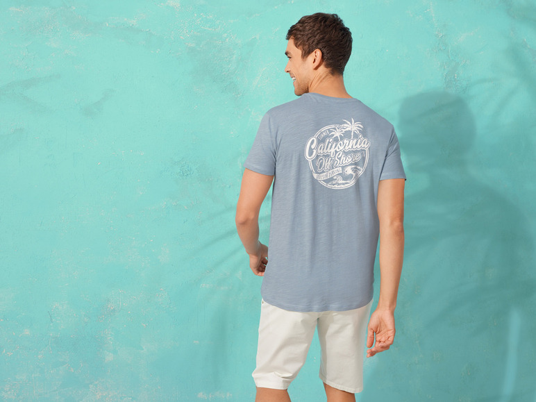 Gehe zu Vollbildansicht: LIVERGY® Herren T-Shirt aus reiner Baumwolle - Bild 5