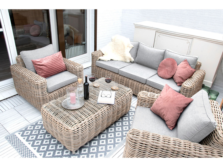 Gehe zu Vollbildansicht: bellavista - Home & Garden® Luxus Loungeset »Merando«, 4-teilig - Bild 15