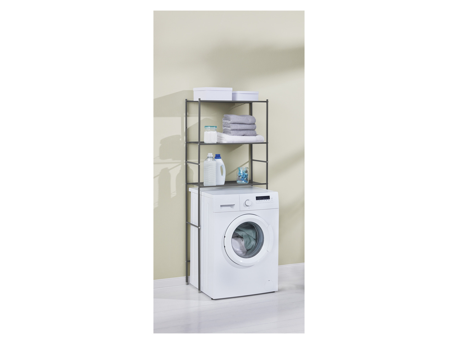 home Waschmaschinen-Überbauregal, Ablagen LIVARNO 3 mit