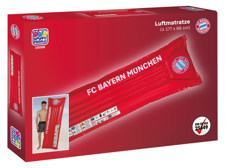 Gehe zu Vollbildansicht: Happy People FC Bayern München Luftmatratze, 177 x 66 cm - Bild 3