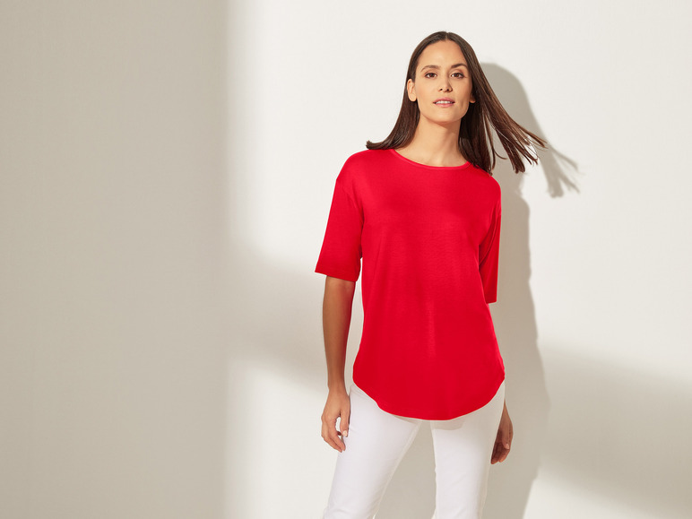 Gehe zu Vollbildansicht: esmara® Damen Shirt mit überschnittenen Schultern - Bild 3