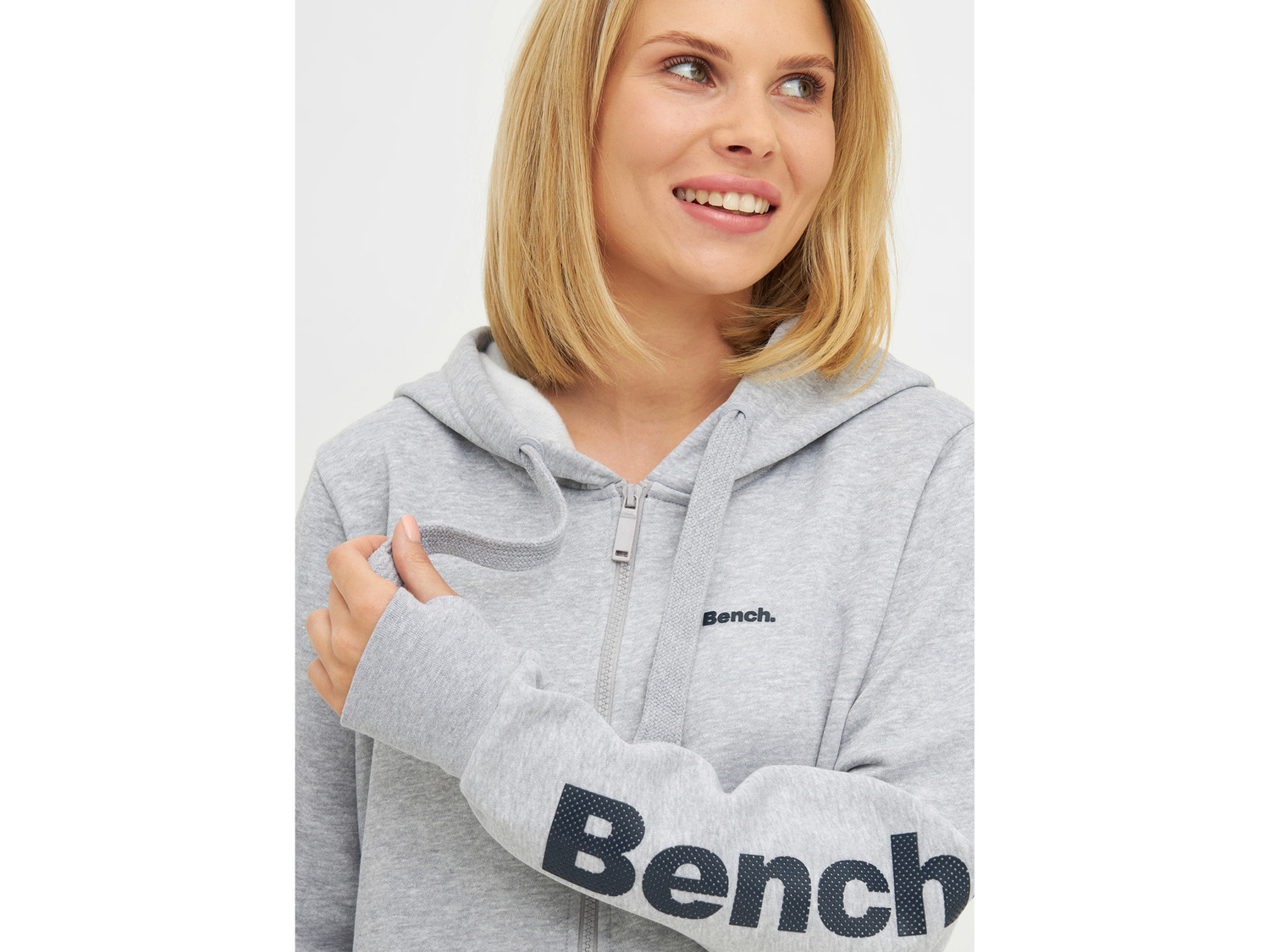 Damen Sweatjacke mit BENCH LIDL | Logo Print