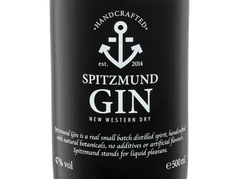 Western 47% Dry Spitzmund Gin New Vol