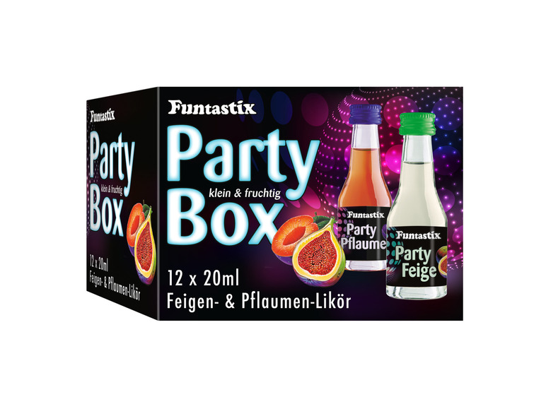 Funtastix Party Vol Pflaumen Feigen- Box 20% Likör 