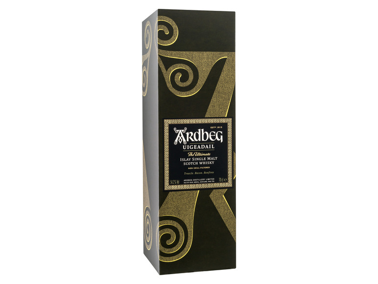 Ardbeg Uigeadail Islay Single Malt Vol 54,2% Whisky mit Geschenkbox Scotch