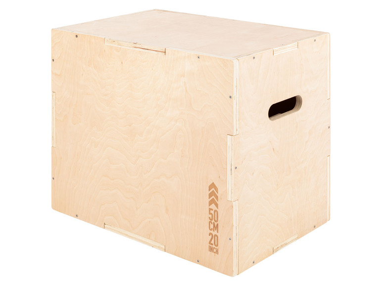 CRIVIT Plyobox, Sprungbox Holz aus
