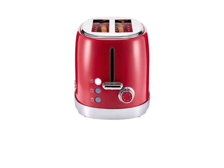 Gehe zu Vollbildansicht: SILVERCREST® KITCHEN TOOLS Doppelschlitz-Toaster »EDS Chrom Retro 1973 STR 980 B2«, mit Elementen in Retro-Optik - Bild 15