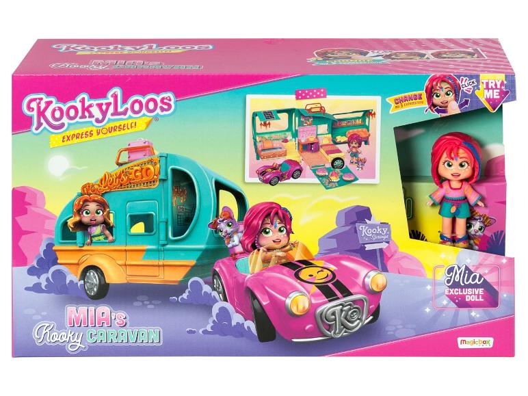 Gehe zu Vollbildansicht: Kookyloos Spielfigur-Set »Mia's Caravan«, inkl. farbenfrohem Zubehör - Bild 8