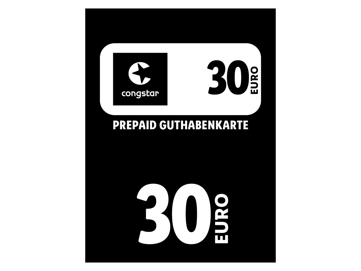 Congstar Auflade-Code über 30 EUR