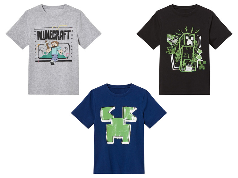 Gehe zu Vollbildansicht: Kinder T-Shirt »Minecraft«, mit Rundhalsausschnitt - Bild 1