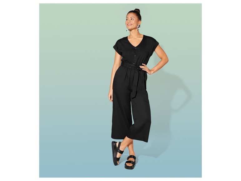 Gehe zu Vollbildansicht: esmara® Damen Jumpsuit, 7/8 Länge - Bild 6