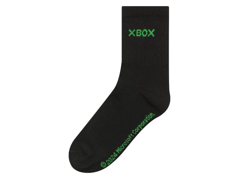 Gehe zu Vollbildansicht: PLAYSTATION / XBOX Kinder Socken, 3 Paar, mit Baumwolle - Bild 5