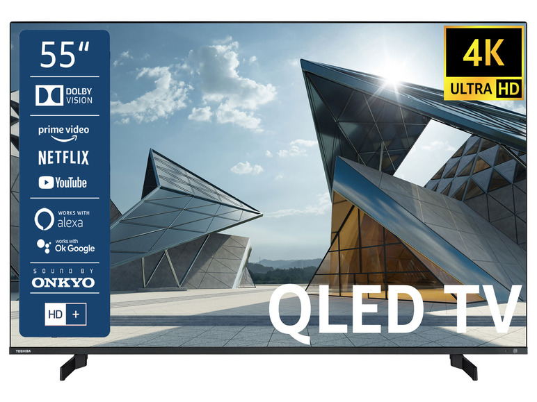 Gehe zu Vollbildansicht: TOSHIBA QLED Fernseher Smart TV 4K UHD inkl. 6 Monate HD+ »QL5D63DAY« - Bild 13