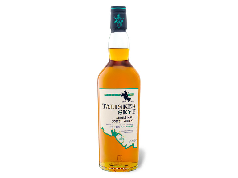 Whisky Malt Geschenkbox Vol Single mit 45,8% Scotch Talisker Skye