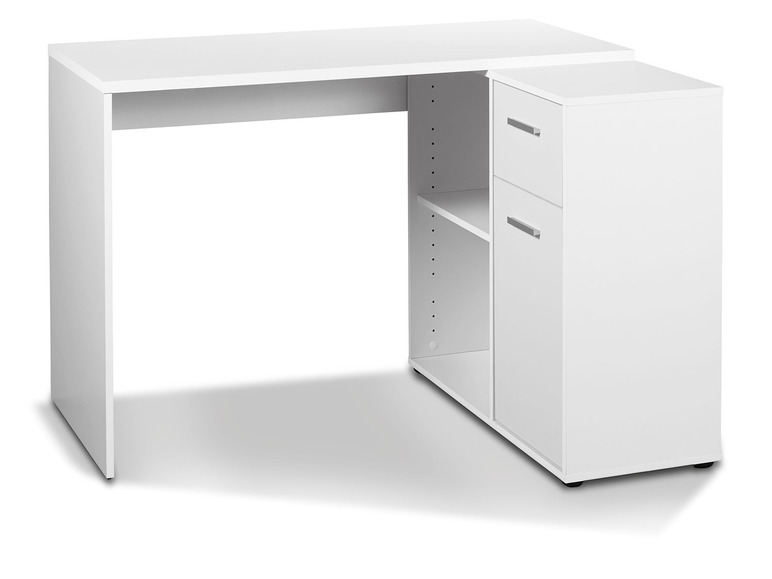 LIVARNO home Schreibtisch mit weiß Schrankelement