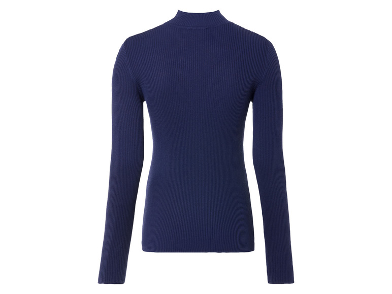 Gehe zu Vollbildansicht: esmara® Damen Feinstrick-Pullover, mit Stehkragen - Bild 4