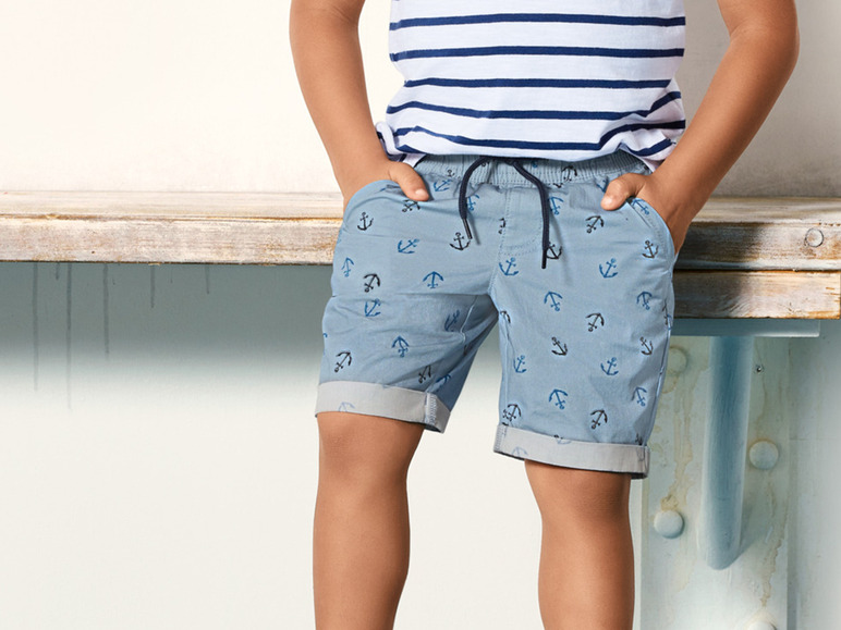 Gehe zu Vollbildansicht: lupilu® Kleinkinder Shorts, 2 Stück, aus reiner Baumwolle - Bild 10