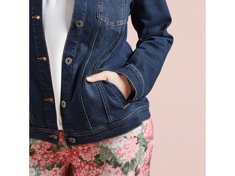 Gehe zu Vollbildansicht: esmara® Damen Jeansjacke, leicht tailliert geschnitten - Bild 5