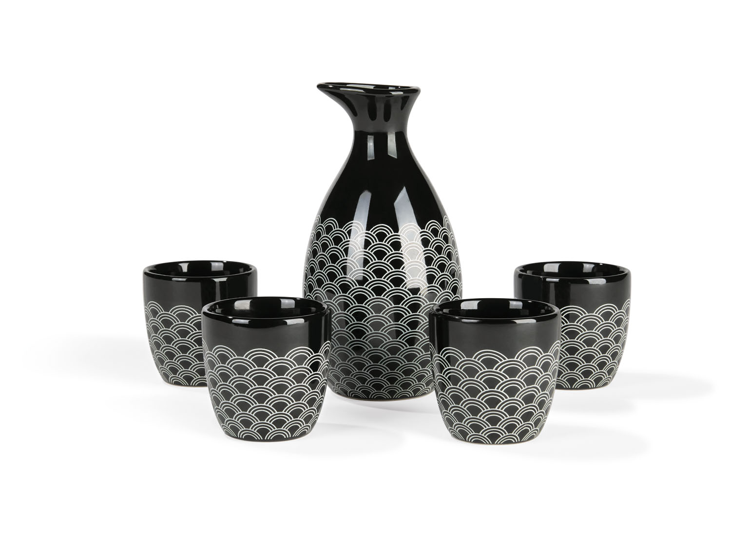 ERNESTO® Sake Set 5tlg. (mit Muster)