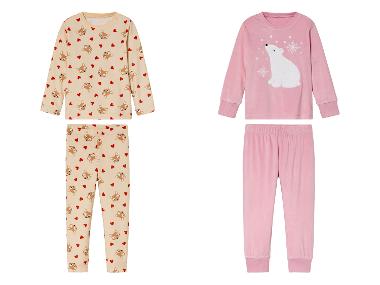 lupilu® Kleinkinder Plüschpyjama, optimale Passform