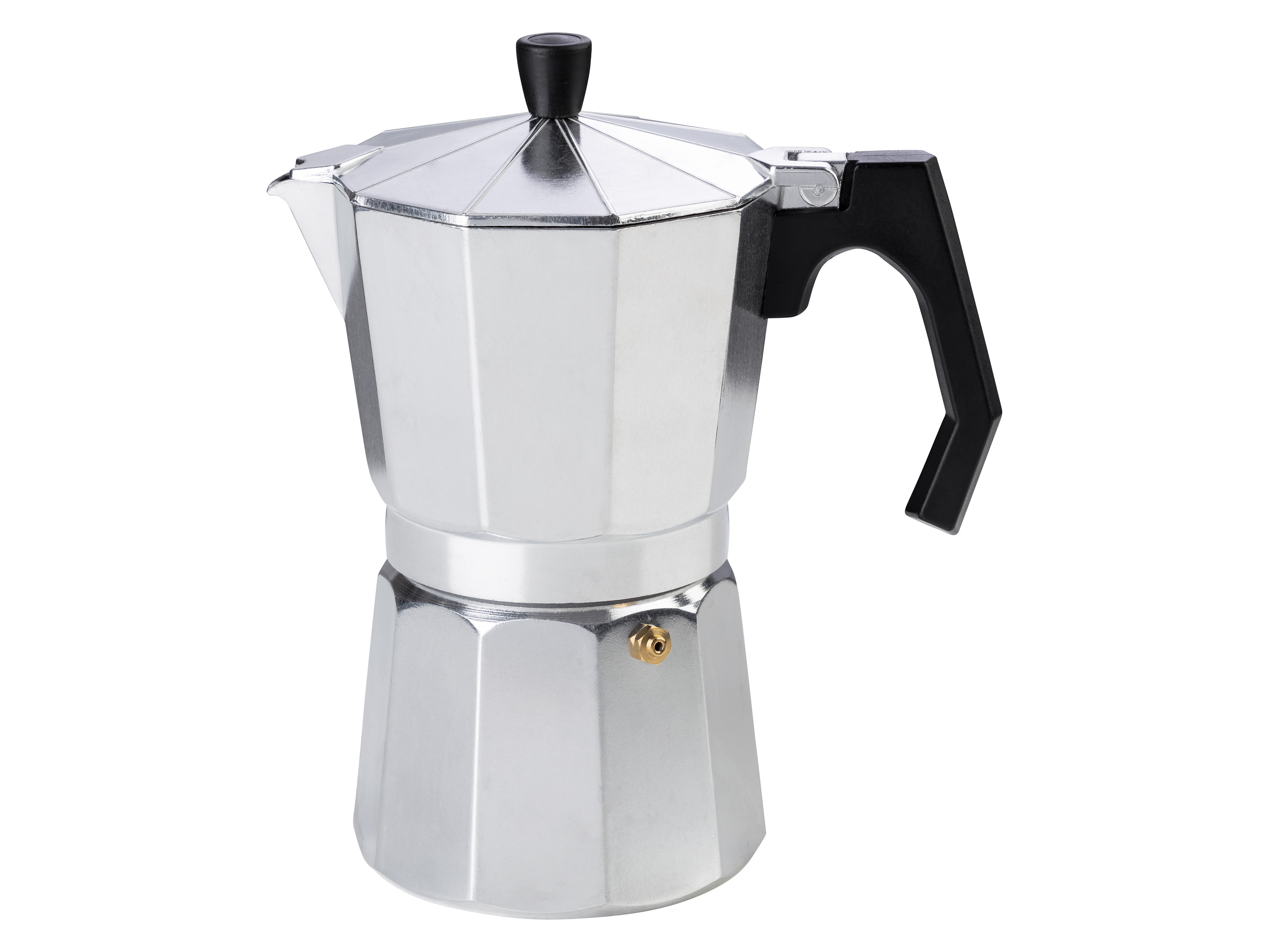 ERNESTO® Espressokocher 9 Tassen (silber)