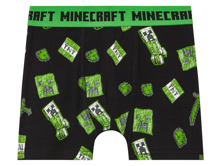 Gehe zu Vollbildansicht: Kinder Boxershorts »Minecraft«, 2 Stück, hoher Baumwollanteil - Bild 9