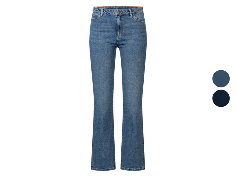 Gehe zu Vollbildansicht: esmara® Damen Jeans, Flared Fit, hohe Leibhöhe - Bild 1
