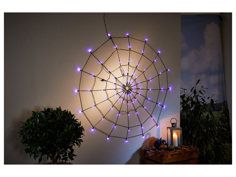 Gehe zu Vollbildansicht: LIVARNO home LED-Spinnennetz, 80 LEDs - Bild 8