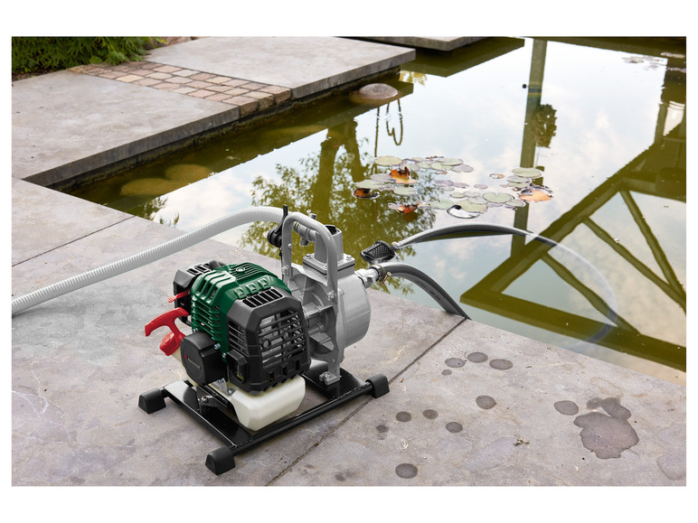 Gehe zu Vollbildansicht: PARKSIDE® Benzin-Klarwasserpumpe »PBKP 8000 A1 «, 1,25 kW, 1,7 PS - Bild 2