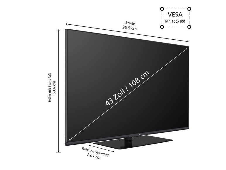 Gehe zu Vollbildansicht: JVC Fernseher »LT-VGQ8255« QLED Google Smart TV 4K UHD - Bild 33