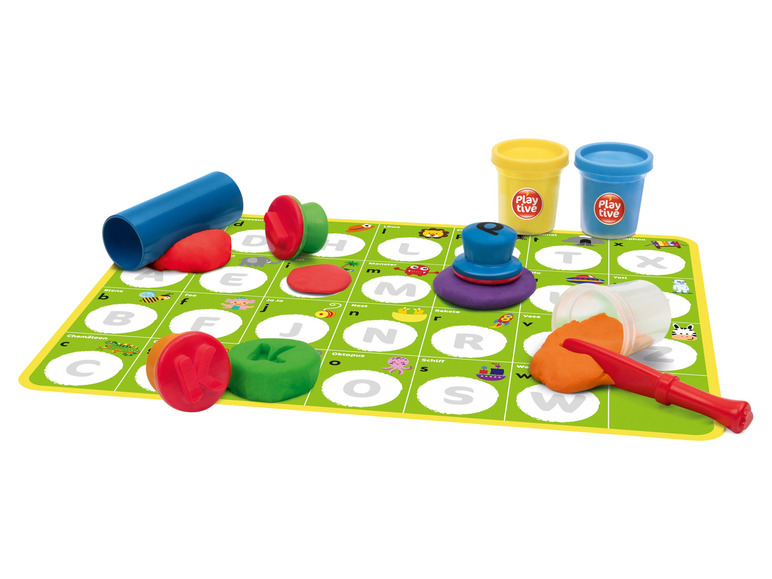 Gehe zu Vollbildansicht: Playtive Knete-Set, mit Knetstempel - Bild 3