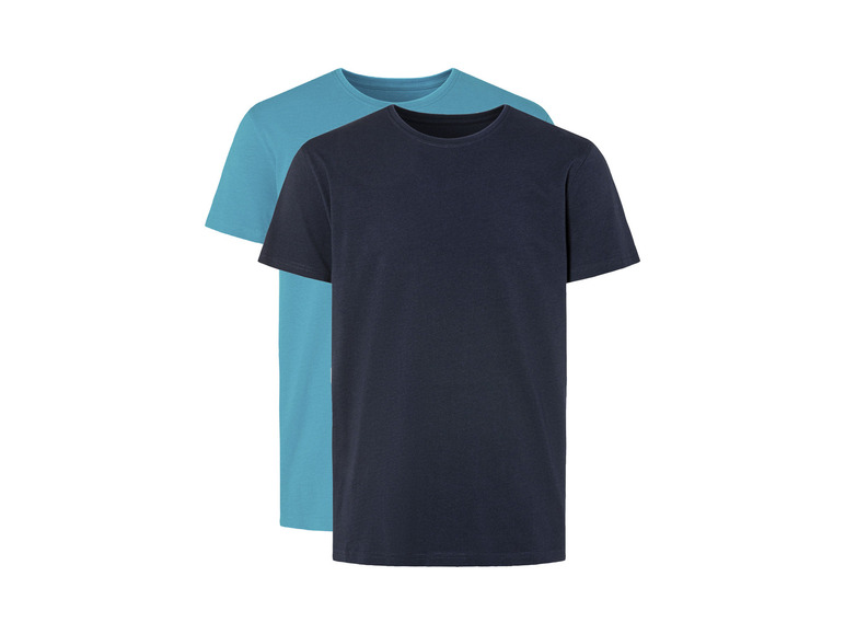 Gehe zu Vollbildansicht: LIVERGY® Herren T-Shirts, 2 Stück, aus reiner Baumwolle - Bild 8