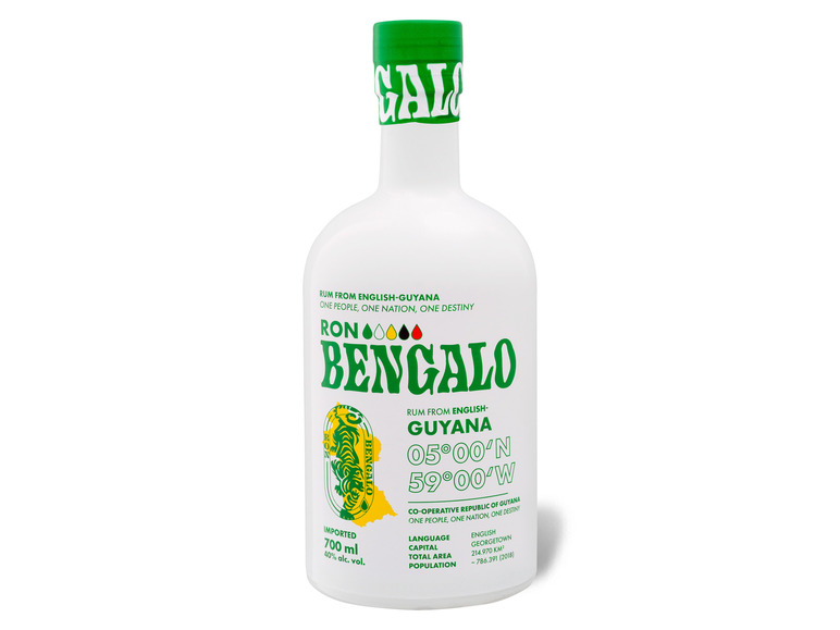 Ron Guyana Vol Bengalo Rum 40%
