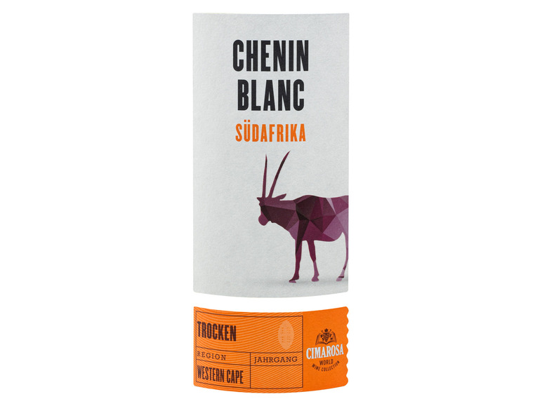 CIMAROSA Chenin Blanc trocken, Südafrika 2022 Western Weißwein Cape