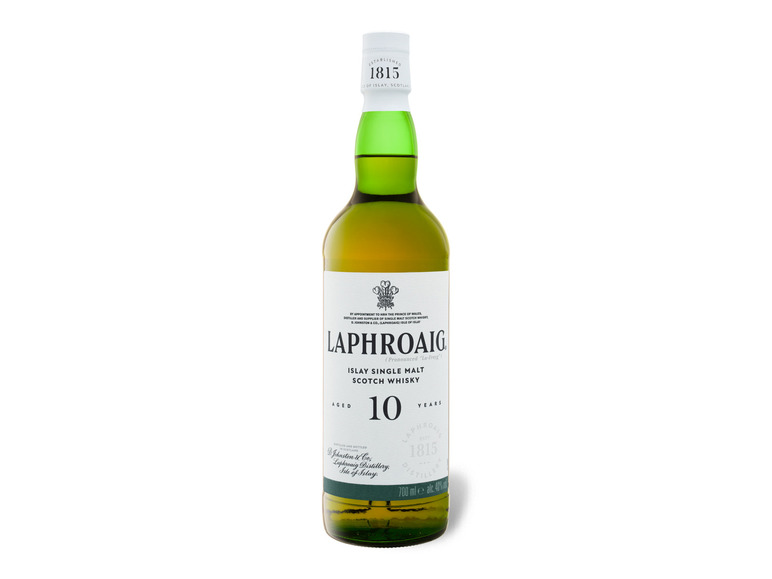 Gehe zu Vollbildansicht: Laphroaig 10 Jahre Islay Singe Malt Scotch Whisky mit Geschenkbox 40% Vol - Bild 2