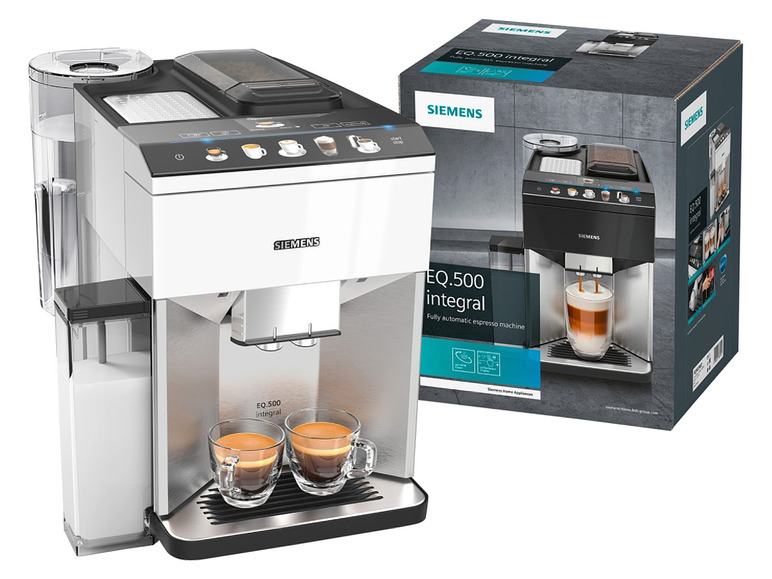 Siemens Kaffeevollautomat, EQ500 integral, »TQ507D02« Edelstahl