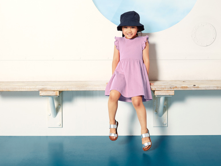 Gehe zu Vollbildansicht: lupilu® Kleinkinder Kleid mit Crinkle-Struktur - Bild 7