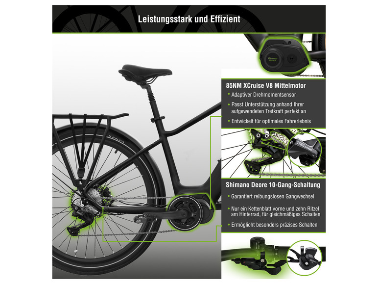 Gehe zu Vollbildansicht: SachsenRad E-Bike, »E-SUV R6T Centro«, All-Terrain - Bild 8