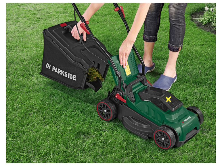 Gehe zu Vollbildansicht: PARKSIDE® 20 V Akku-Rasenmäher »PRMA 20-Li B2«, mit Mulch-Einsatz - Bild 11