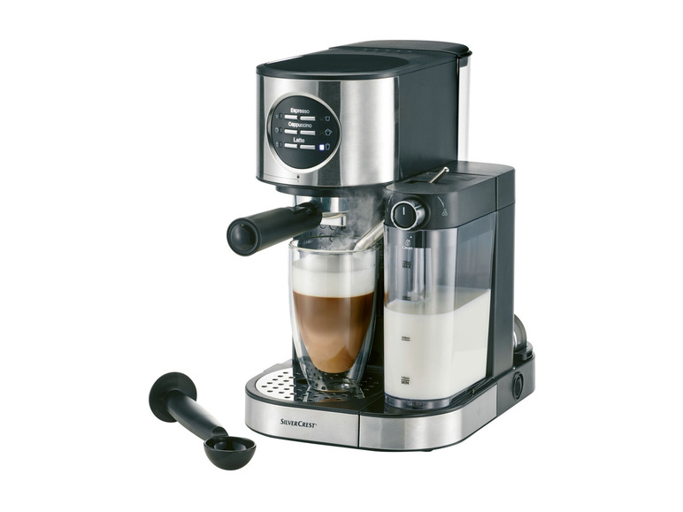 SILVERCREST® KITCHEN TOOLS Espressomaschine mit Milchaufschäumer »SEMM 1470 A2«