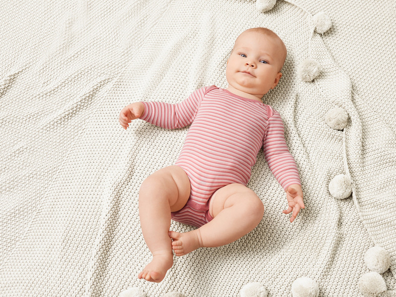 Gehe zu Vollbildansicht: lupilu® Baby Bodies, 2 Stück, langarm, reine Bio-Baumwolle - Bild 10