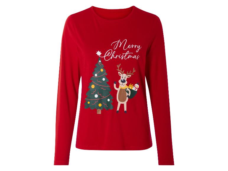 Gehe zu Vollbildansicht: esmara® Damen Pyjama mit weihnachtlichem Motiv - Bild 12