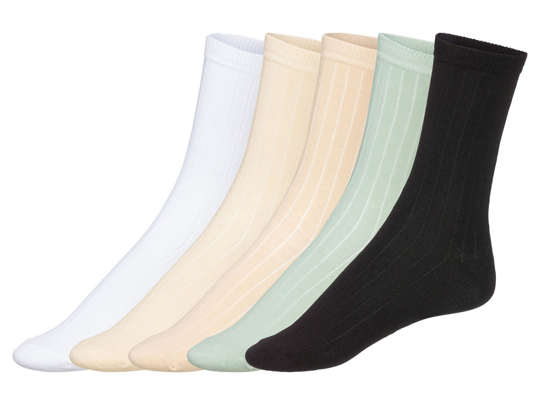 Gehe zu Vollbildansicht: esmara® Damen Socken, 5 Paar, mit Bio-Baumwolle - Bild 2