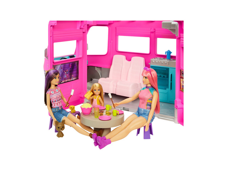 mit viel Dream Camper, Barbie Zubehör
