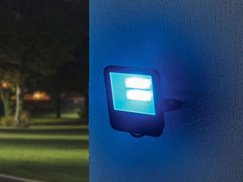 Smart »Zigbee LED Home« Lichtfarbensteuerung und home LIVARNO Außenstrahler, mit RGB,