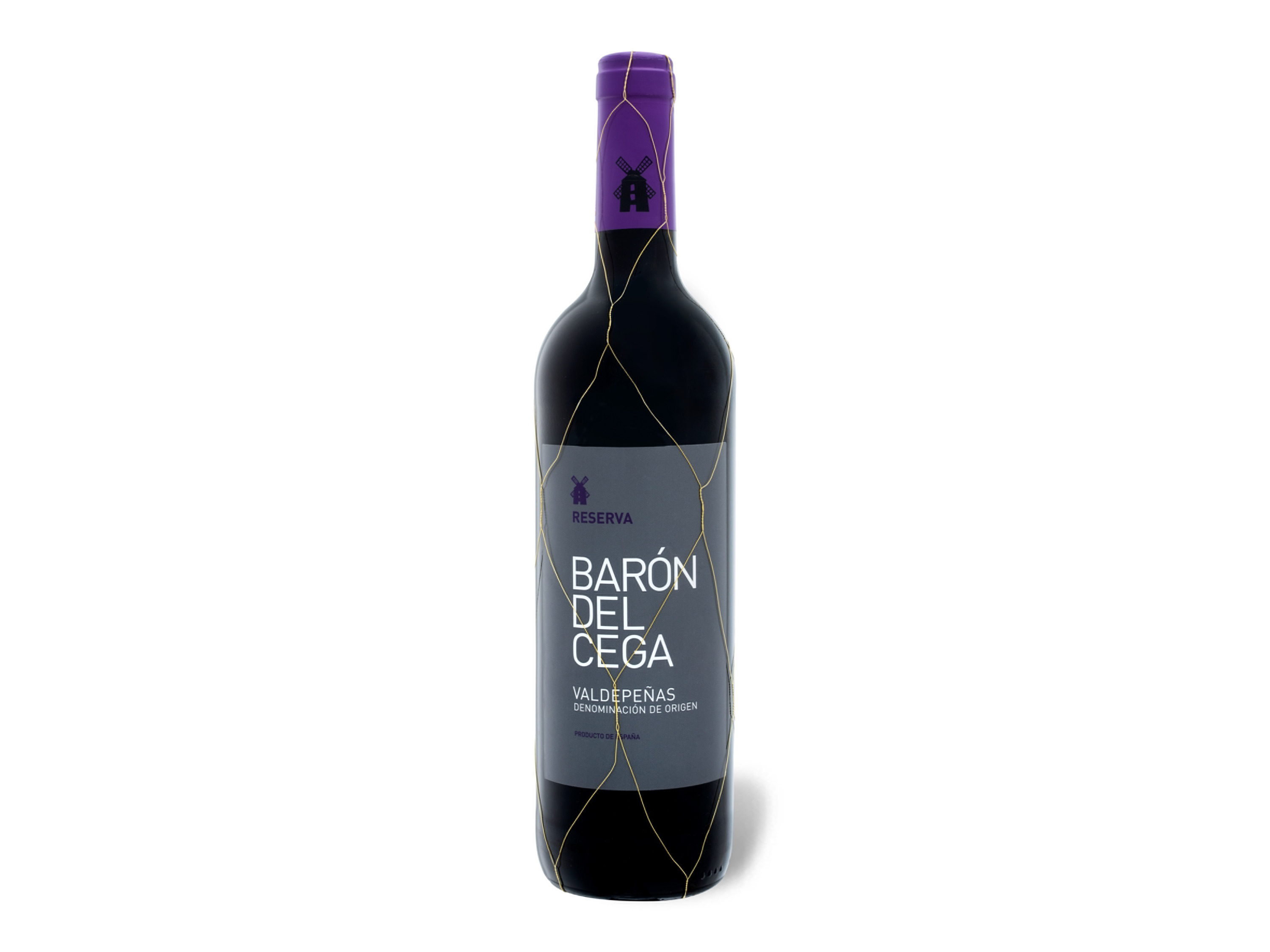 Barón del Cega Valdepenas DO Reserva trocken, Rotwein 2018 Wein & Spirituosen Lidl DE